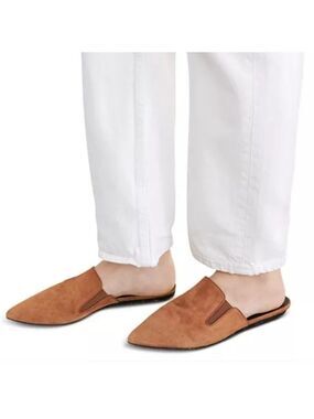 Jenni Kayne Suede Slip On Mules SZ 8 38 Saddle